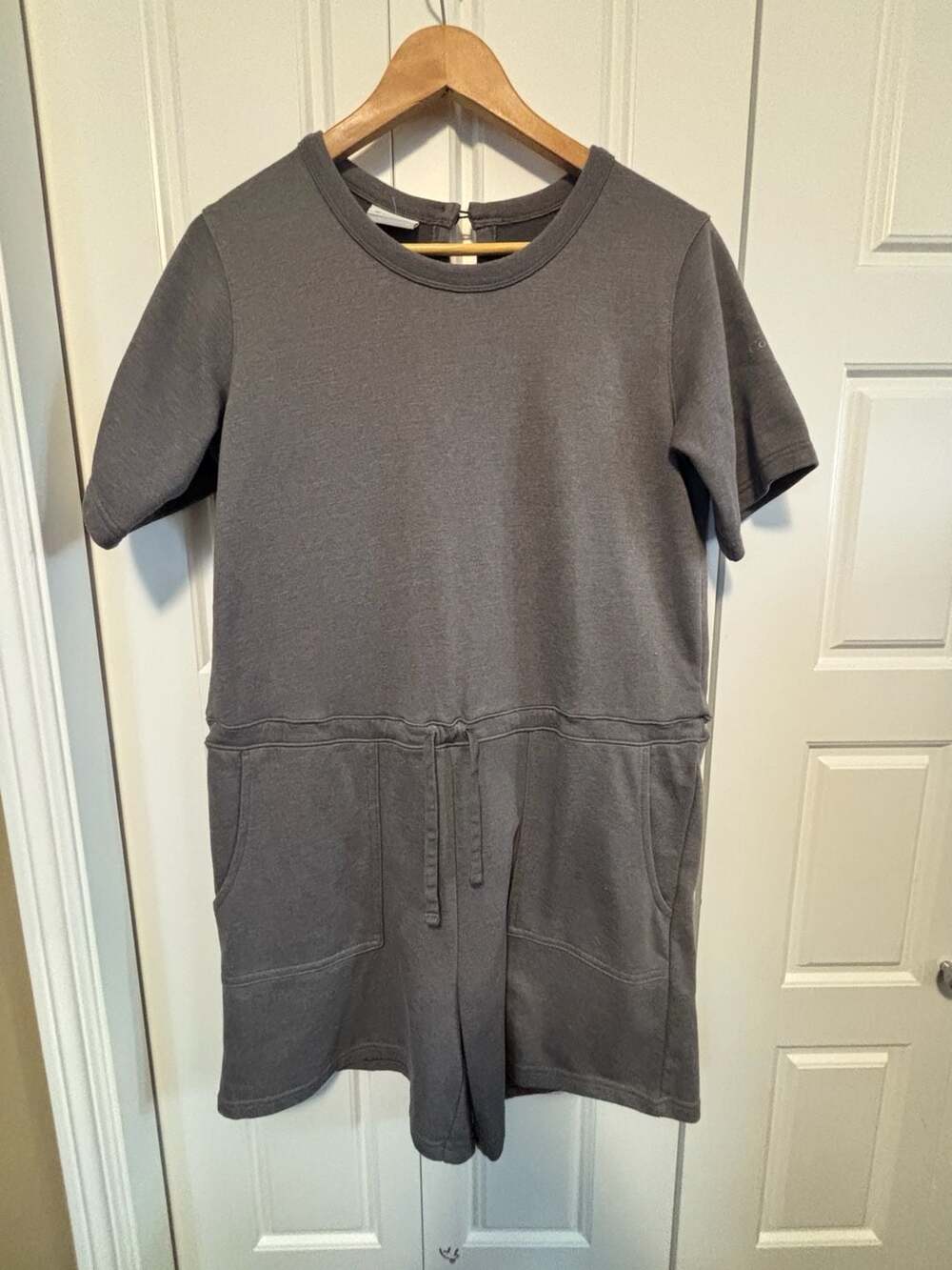 Columbia Women's Trek French Terry Romper Grey
